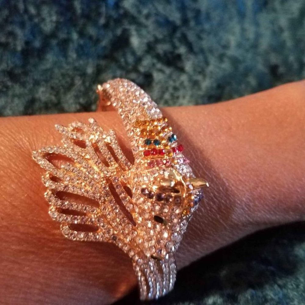 Crystal Sea Serpent Bangle